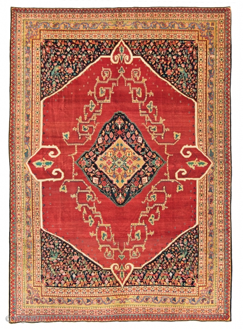 Lot 22, Ferahan, 306x218cm, Persia 19th century, starting bid Euro 15.000, Auction June 18, 5pm, https://www.liveauctioneers.com/item/62389133_very-fine-ferahan
                 