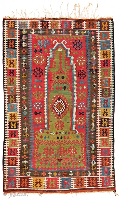 Lot 105, East Anatolian prayer kilim, starting bid € 1300, Auction October 14 5pm,https://www.liveauctioneers.com/catalog/109605_fine-antique-oriental-rugs-viii/?count=all
                   