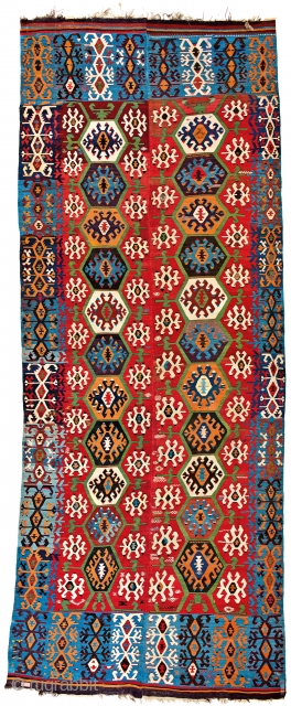 Lot 134, Hotamis kilim, starting bid € 2400, Auction October 14 5pm, https://www.liveauctioneers.com/catalog/109605_fine-antique-oriental-rugs-viii/?count=all
                    