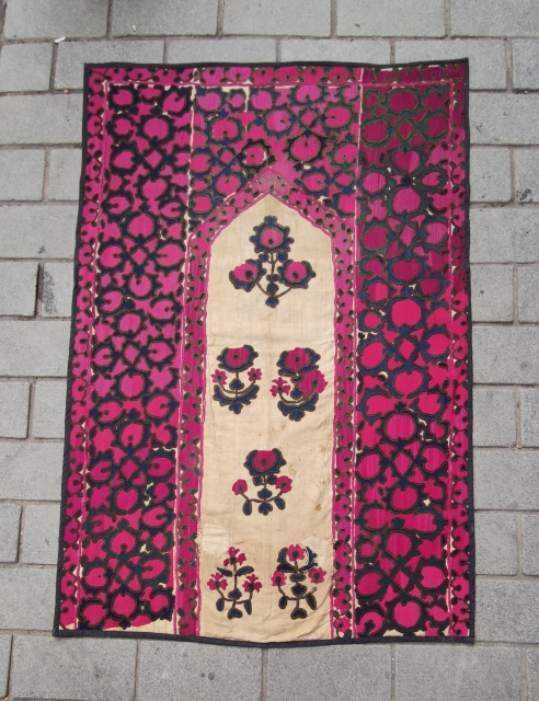 Uzbek tashkent suzani Size:153x104cm /5"x3'5"                            