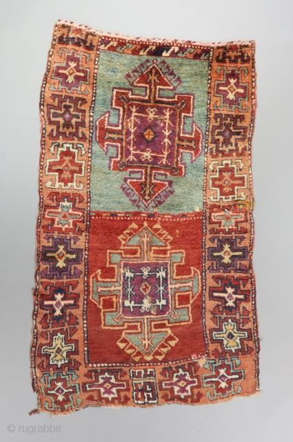 Chunky east Anatolian rug. 5'8" x 3'3". 

Please visit our website for more rare collectible woven art: www.bbolour.com               