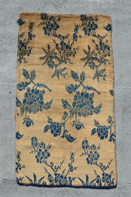 Tibetan Floral Khaden. 5'2" x 3'.                           