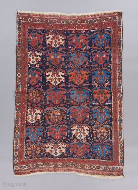 Afshar rug with great color and a superb rendition of a classic design. Supple handle and fine weave. A small amount of old repair. 5'8" x 3'8". 

Please visit our website for  ...