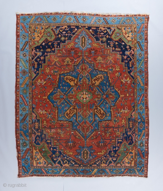 Heriz carpet with beautiful colors. 10' x 12'.

Please visit our website for more decorative carpets : https://www.bbolour.com/all-decorative-carpets/                