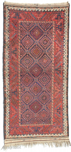 #1419HR - Arab Baluch, Qayanat region, Late 19th century. The size is 2ft 8in x 5ft 8in. Good condition.              