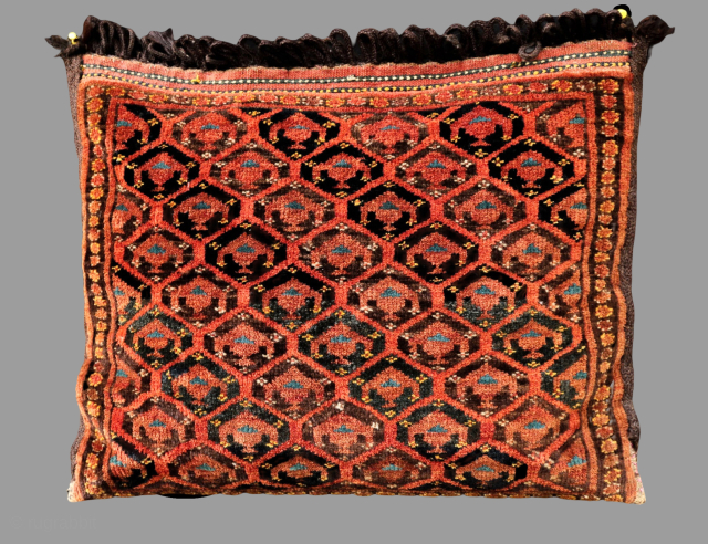 Hi everyone , here a beautiful Ersari bag in good condition . 
End XIX , first XX century . 
Size: 55/45 cm . 
         