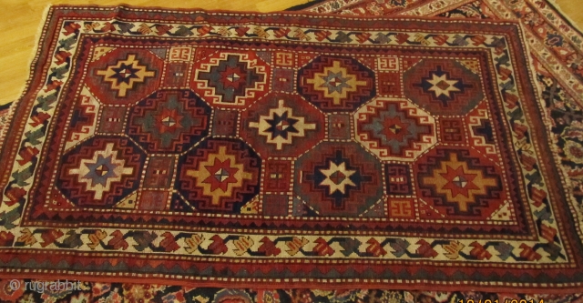 Beautiful, fine antique caucasian MOGHAN * around 1880 *

190 cm x 110 cm


Very good condition, some small, (not visable) professional restaurations.            