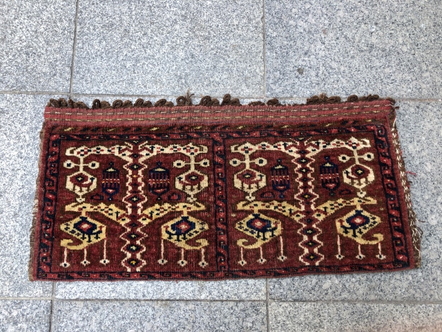 Antique Small Ersari Rug
Size 73x34 cm                           