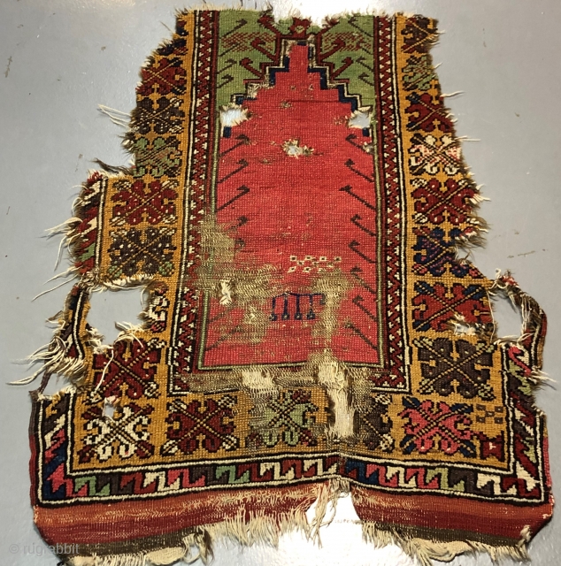 Antique Konya Prayer Fragment 
Size 65x110 cm                          