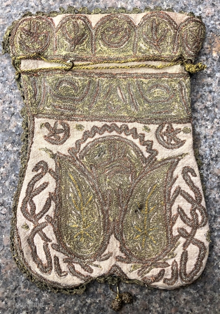 Antique Ottoman Money Bag 
                            