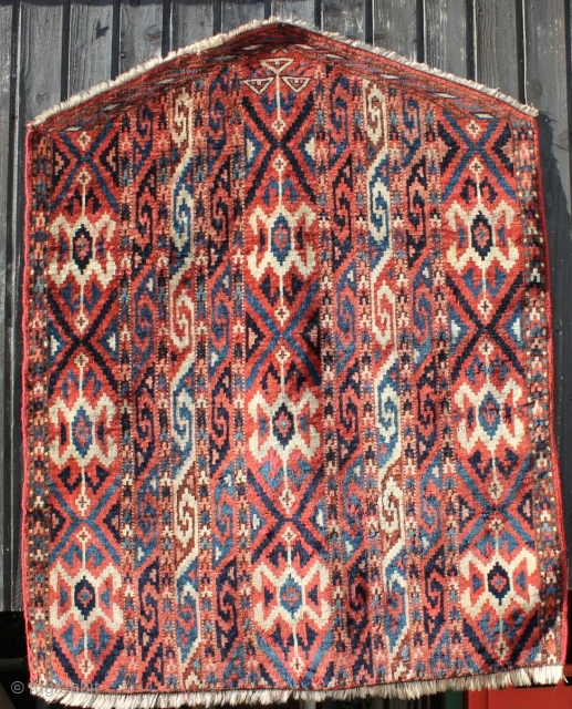 Jomud Asmalik around 1900 Wool on wool good condition 
Size: 112x89cm                      