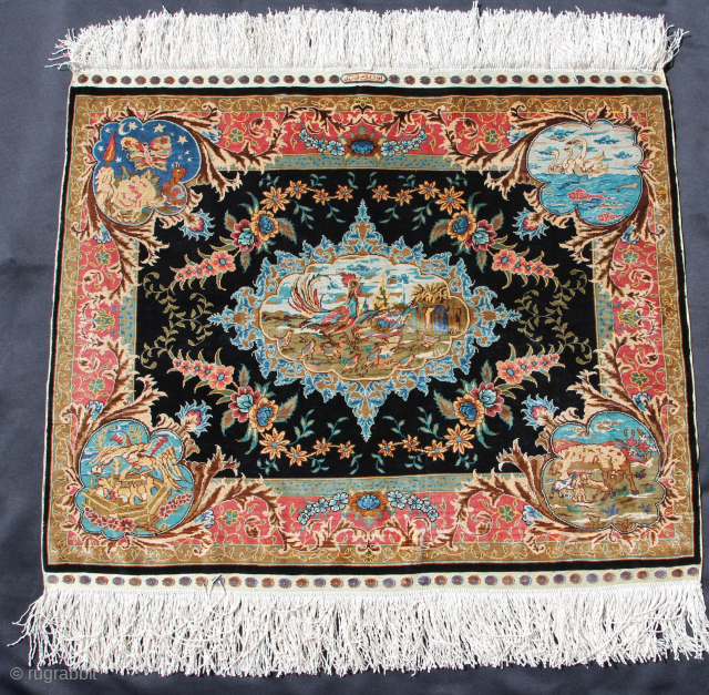 HEREKE Türkiye 10x10 mid-20th century very good contition Size: 78x64cm
Price:790€                       