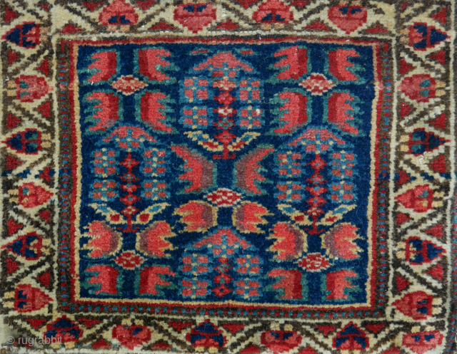 Shahsavan? bag with floral design. The backside has been added later.
46 x 44 cm.
please use contactform on beamol.nl