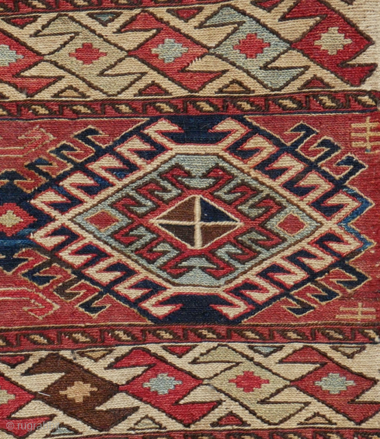 Sumak cicim Shahsavan panel, good colours, 33 x 52 cm. please use contactform on www.beamol.nl                  
