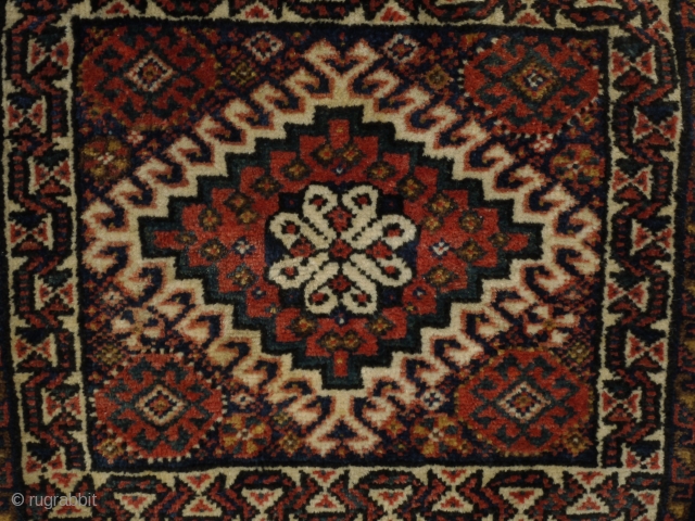 Luri bagface in perfect condition with natural colours. An attractive tribal piece. 
50 x 56 cm.                 