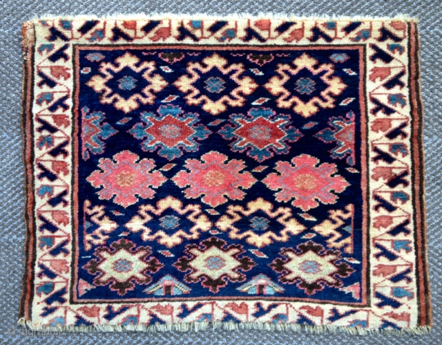 Killer, full pile, NW Persian or Shasavan bagface. Pristine condition, vacationed at the Mann Spa. Ready to go on the wall. Wonderful range of color and wool. Minor repair (old) in one  ...