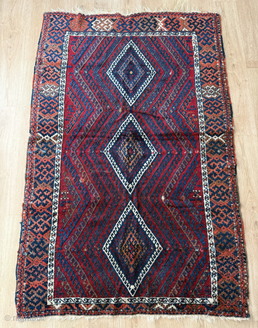 Most likely South Malatya or Adiyaman.  A kurdish wedding rug Circa 1850.                    
