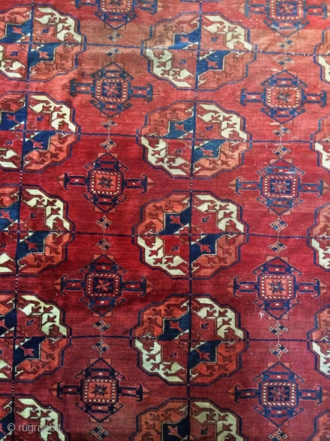 Tekke Turkmen main carpet, apx 8'x12'                           