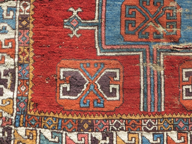 Central Anatolian rug with superior color. 
                          