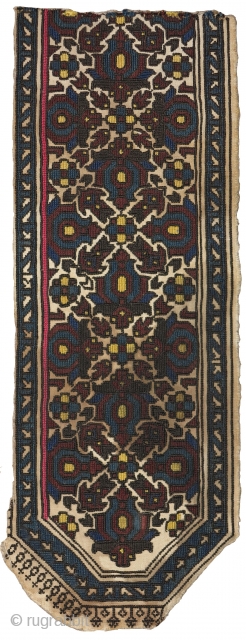 Armenian? embroidery, Silk highlights with a crisp design. Very charming!                       