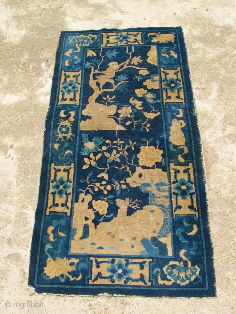 1900 Chinese Monkey rug                             