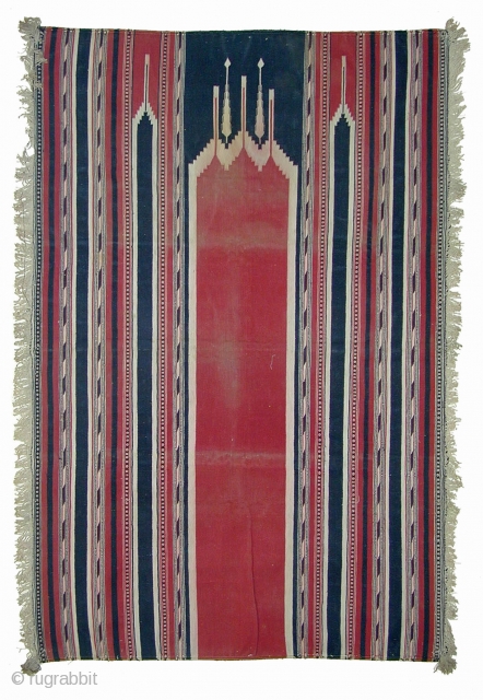 Prayer Dhurrie from Gujarat (India) ---Cotton --- 19/20th century --- 73 x 112cm --- I have more pieces in my stock, please inquire --- Thank you for visiting my website www.m-beste.com  