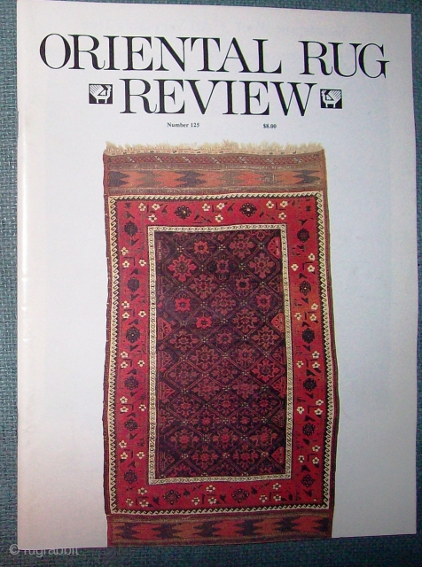 ORIENTAL RUG REVIEW volumes 8 through 15 covering more than 8 continuous years from October 1987 to January 1996. Vols 8,10 & 11 Bound with George O'Bannon's name embossed on cover.   ...