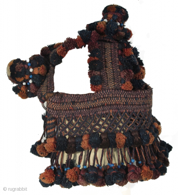 Kochi Baluch Horse/Camel/Donkey head cover. Animal Trapping, Afghanistan, Circa late 19th century. Great condition.                   