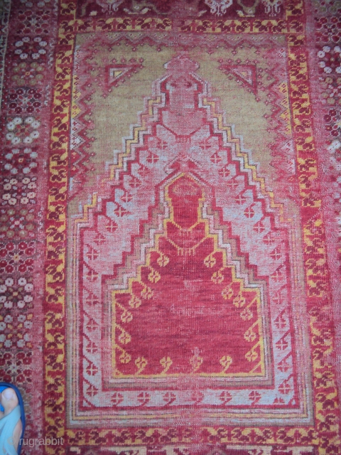 semi-antique prayer rug Turkey                             
