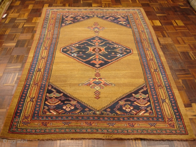 5' x 7' 7'' Camel Hair Bijar - 19th Century
Thank you, this piece is sold.                  