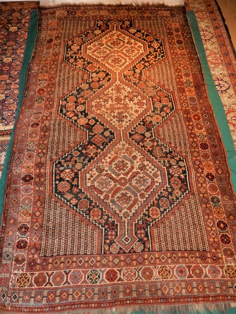 LARGE 41/2 X 8 1/2 FT SOUTH PERSIAN RUG 

GREAT PRICE 

ALL ORIGINAL CONDITION                   