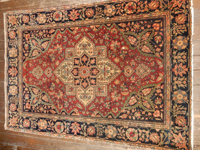 FULL PILE ANTIQUE 40 X 60 INCH FEREGHAN FARAHAN $450 PLUS SHIPPING