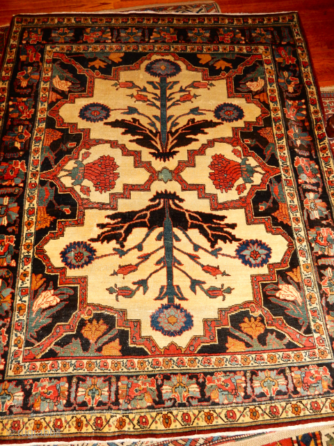 A 1890 Fereghan version of a 1650 Mughal Rug ......?                       