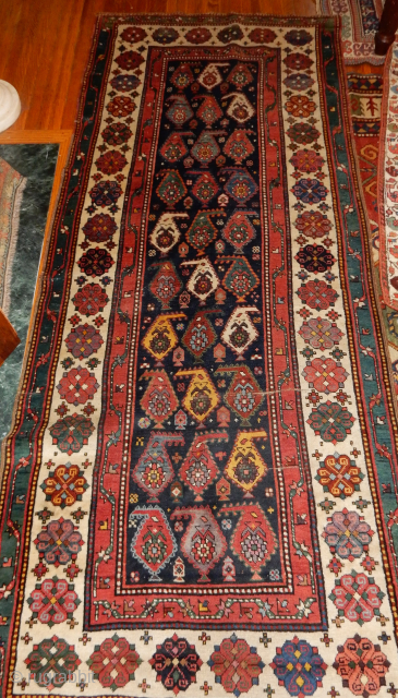 FULL PILE AND NEAR MINT ALL ORIGINAL CONDITION 
$5500 . BOYLSTON ASSOCIATES ANTIQUE CAUCASIAN RUGS                  