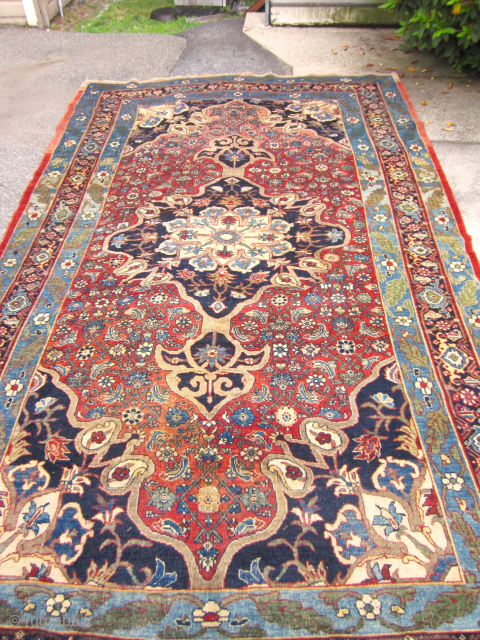 BIJAR BIDJAR CARPET IN EXCELLENT CONDITION WITH NO REPAIRS OR TINTING . SIZE OF 7 FT 2 X 12 FT . WITH A WOOL FOUNDATION . A QUALITY EXAMPLE WITH FINE DYES  ...