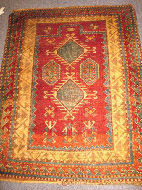 $1450 OLD KAZAK 4 X 5 FT                          