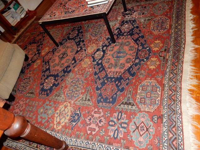 GOOD RUG REPAIR PERSON WANTED!
PLEASE CONTACT ME IF YOU ARE ABLE TO REPAIR THIS NICE OLD SOUMAK.
SOLID FOUNDATION TO WORK WITH, AND LIMITED AREA TO REPAIR 
MUST BE BASED HERE IN THE  ...