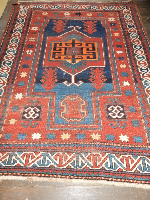 Large 5X7 FT KAZAK IN DECENT CONDITION WITH COMPLETE ORIGINAL SIDES AND ENDS- LISTED FOR CHEAP $ NOW ON EBAY FOR SUNDAY 8PM SELLING- ITEM #233420646896       