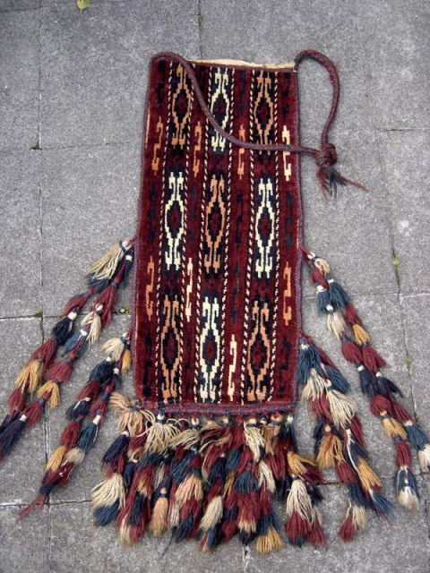 antique Yomut Igsyalyk (spindle bag)                            