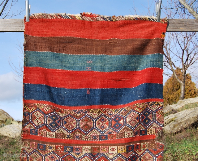 Malatya open cuval. Cm 103x185. Wonderful dyes. good condition. See more pics on Facebook: https://www.facebook.com/media/set/?set=a.409512779257.201782.358259864257&type=3
                  