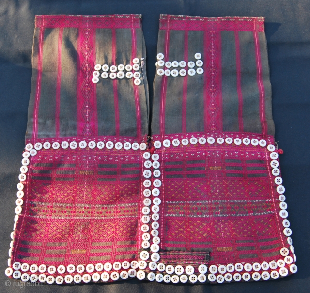 Asho woman tunic called "laytu kengkrang". The Asho are a sub tribe of the bigger tribal group of Chin, Burma. Early to mid 20th century. Good condition. In the first pic an  ...