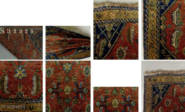 SUMMER SALE!
Qashqai full pile khorjin bag face. 
Cm 60x64 
Early 20th century. if not earlier. 
Beautiful, proportioned, interesting and... not expensive. 
Natural dyes. 
In good condition. 
The numbering on the back might  ...