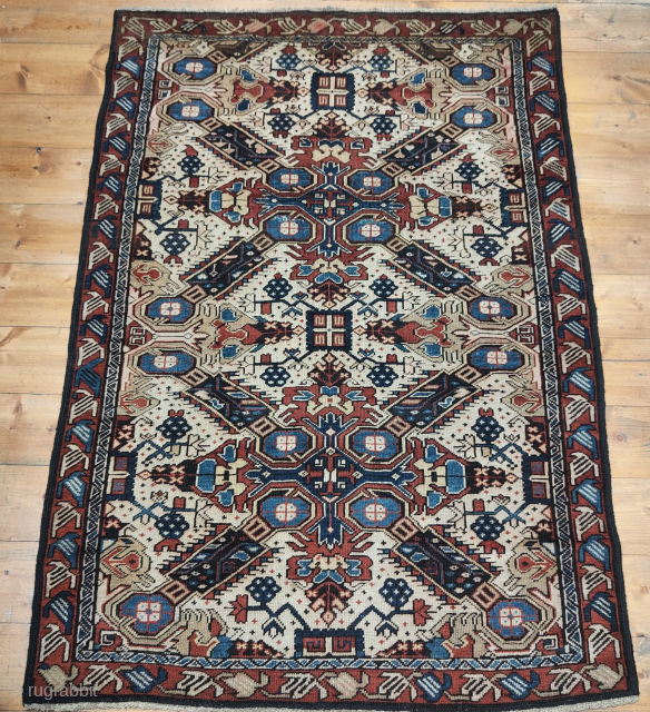 Shirwan Zeikhur rug, Azerbaijan. 
Size is cm 102x147 
Age could be 1920/1930 or probably earlier. 
In very good condition, almost perfect, with no restorations at all. 
Sale on behalf of the heirs  ...