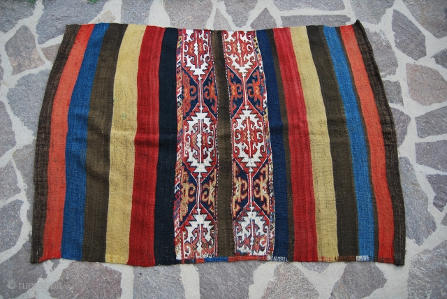 Wonderful antique Anatolian cuval. More infos & pics on rq.                       