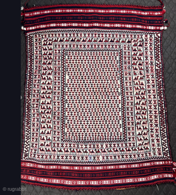 How many camels are you ready to buy?! 
What do you think about this great graphic art expression woven by the heirs of the Afshar nomads?
Unique Afshar modern art reproduction of an  ...