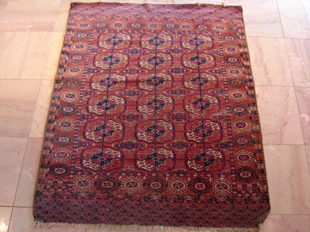 Old Trukman Rug 
Size is 3.2"x3.10"
                           