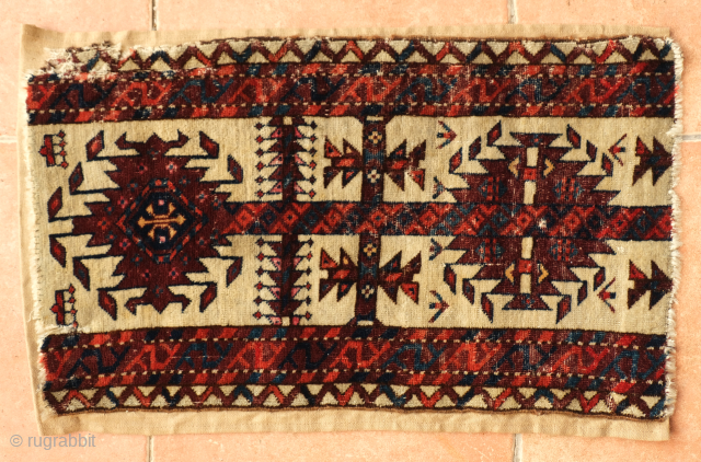 Turkmen tent band  fragment, very rare full pile, very fine weave. 
52 x 30 cm
igo.licht@gmail.com                 