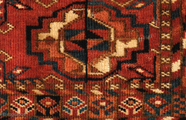 Turkmen Tekke mafrash, super fine with depressed warp. Former Ronnie Newman piece.
igo.licht@gmail.com                     