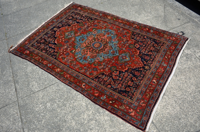 Bidjar Small Rug. These are my absolute favorite rugs to buy, sell and own! The epitome of an heirloom rug. This piece is in “Time Capsule” or mint condition with the original  ...