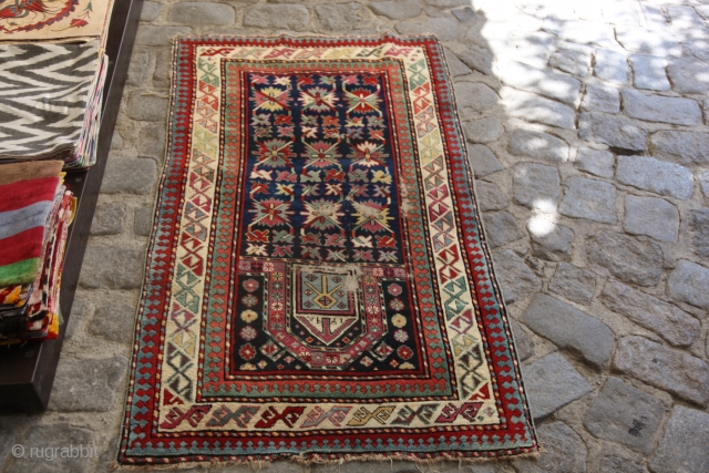 Dated Talish Prayer Rug 1297 - 1878 
superb soft weaving.

can also inform you the price included restoration.                